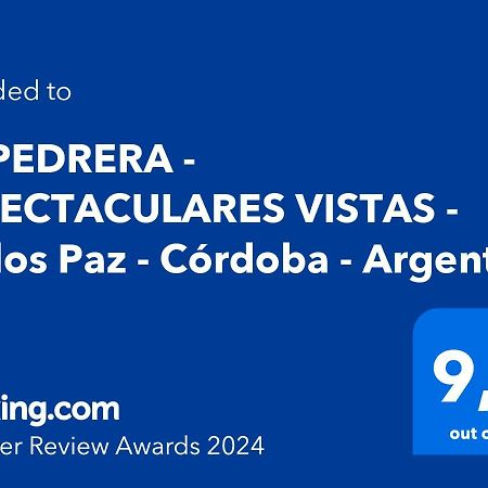 La Pedrera - Espectaculares Vistas - Carlos Paz - Cordoba - Argentina Villa Carlos Paz Exteriör bild